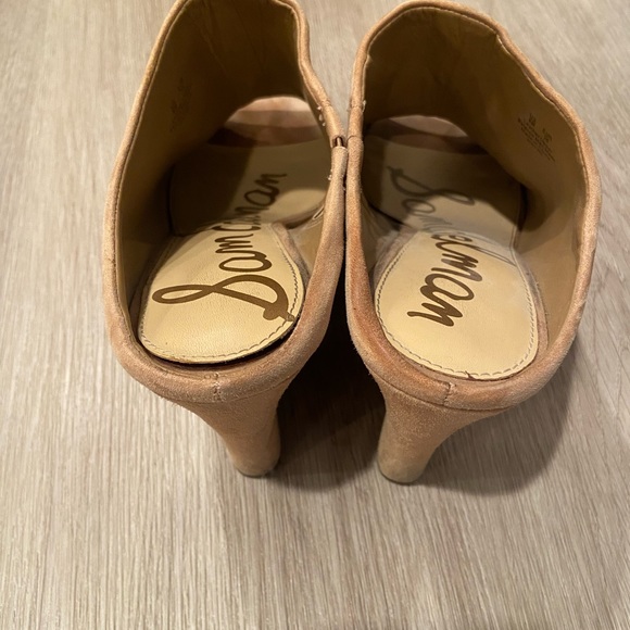 Sam Edelman Wayne Taupe Wedge Mules - Picture 3 of 4